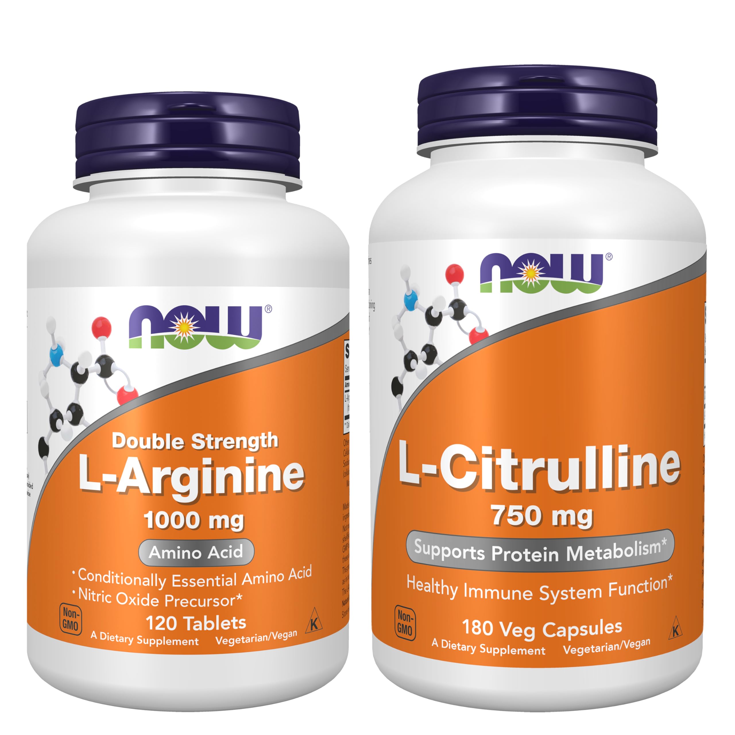 NOW Foods Supplements, L-Arginine 1,000 mg, Nitric Oxide Precursor*, Amino Acid, 120 Tablets