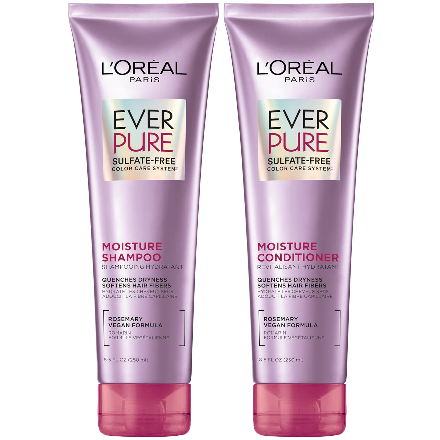 Buy now L'Oreal Paris EverPure Moisture Sulfate Free Conditioner, Hair Care for Color-Treated Hair with Rosemary Botanicals, 11 Fl Oz White 8.5 Fl Oz (Pack of 2) at indiglob india