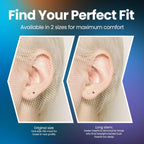 Buy now High Fidelity Ear Plugs for Hearing Protection - Discreet, Clear Ear Plugs for Concerts, Festivals & Noisy Events - Up to 18dB Background Noise Reduction Reusable Ear Plugs - Comes with Aluminum Case at indiglob india