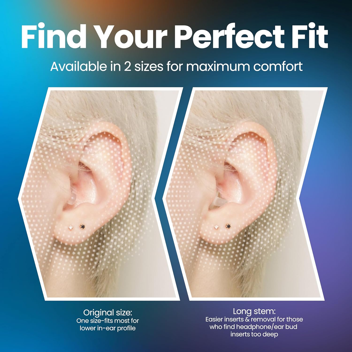 Buy now High Fidelity Ear Plugs for Hearing Protection - Discreet, Clear Ear Plugs for Concerts, Festivals & Noisy Events - Up to 18dB Background Noise Reduction Reusable Ear Plugs - Comes with Aluminum Case at indiglob india