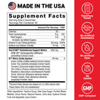 Force Factor Test X180 Max Gummies, Testosterone Booster Supplement for Men
