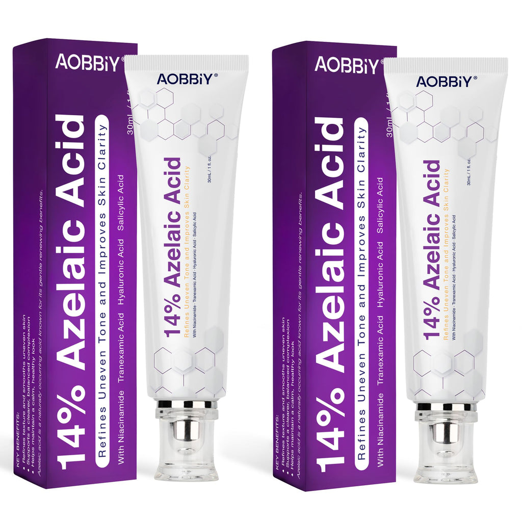 AOBBIY Azelaic Acid Cream for Face – Tone Refining Facial Cream for Skin Clarity & Smoother-Looking Skin, 1 oz | Tone Refining, Skin Clarity, Smoother-Looking Skin