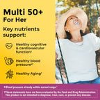 Nature Made Multivitamin for Women 50+ No Iron, 90 Tablets | Multivitamins for Women 50 Plus for Daily Nutritional Support, Nature Made Multi Vitamins, 90 Day Supply