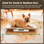 Greater Goods Wiggle-Proof Digital Pet Scale for Cats, Dogs & Small Animals