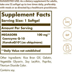 Buy now Solgar Megasorb CoQ-10 100 mg, 90 Softgels - Supports Healthy Aging - Coenzyme Q10 Supplement - Enhanced Absorption - Non-GMO, Gluten Free, Dairy Free - 90 Servings at indiglob india