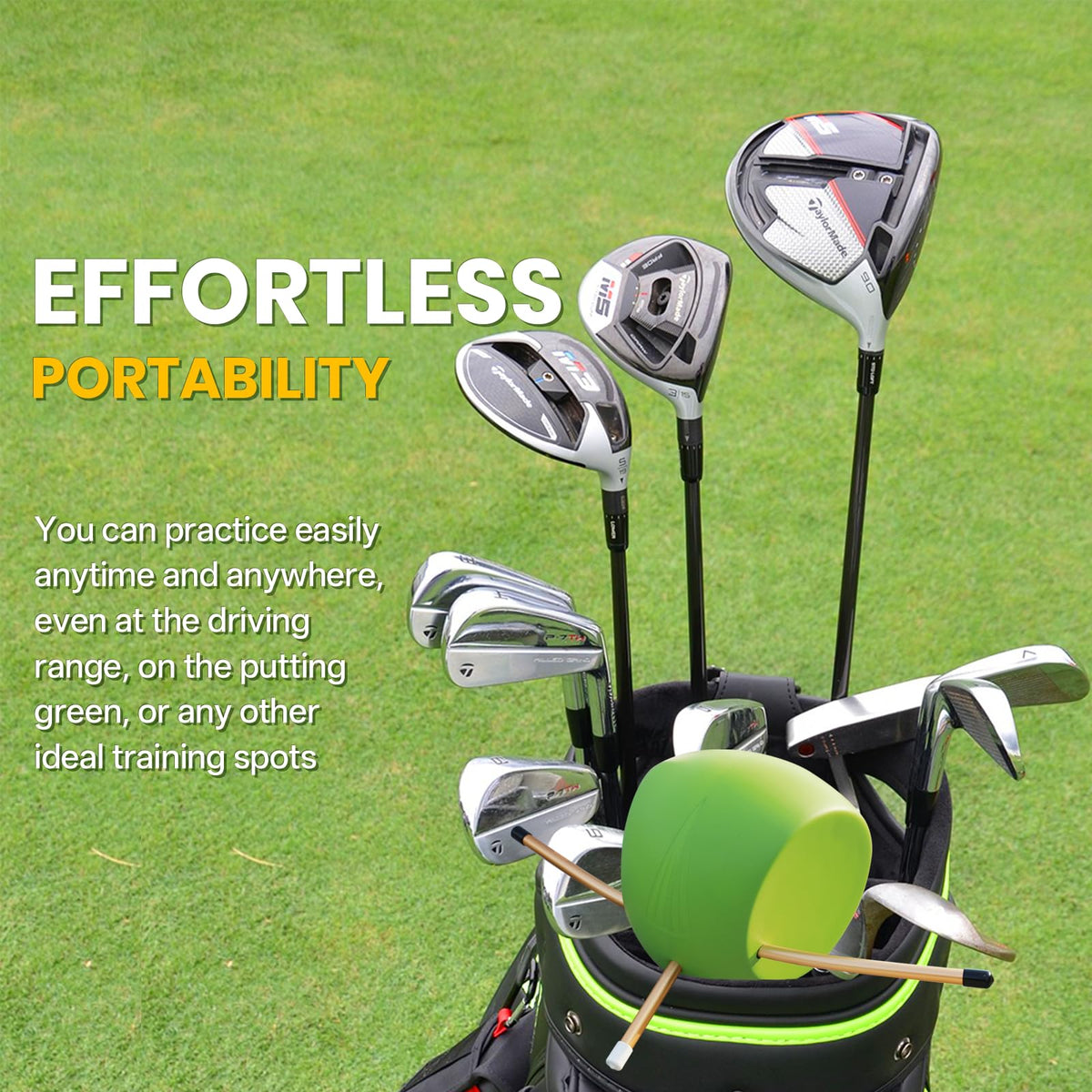 The Connector Golf Training Aid in Improving Hand Positioning, Golf Swing Trainers Aid for Posture Correction Practice.Golf Swing Trainers Are Suitable for Golfers at All Levels,From Beginners To Pros