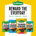 Pet Botanics 4 oz. Pouch Training Reward Mini Soft & Chewy, Duck and Bacon Flavor, with 200 Treats Per Bag, The Choice of Top Trainers