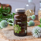 Buy now OmniBiotics Organic Milk Thistle Supplement 1500mg â€“ 4X Concentrated Extract with Silymarin â€“ High Potency Liver Detox & Support â€“ 120 Vegan Capsules at indiglob india