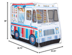 Buy now Melissa & Doug Fabric Double-Sided Food Truck Play Tent - Ice Cream and BBQ Role Play Toy Food Truck Tent, for Kids Ages 3+ at indiglob india