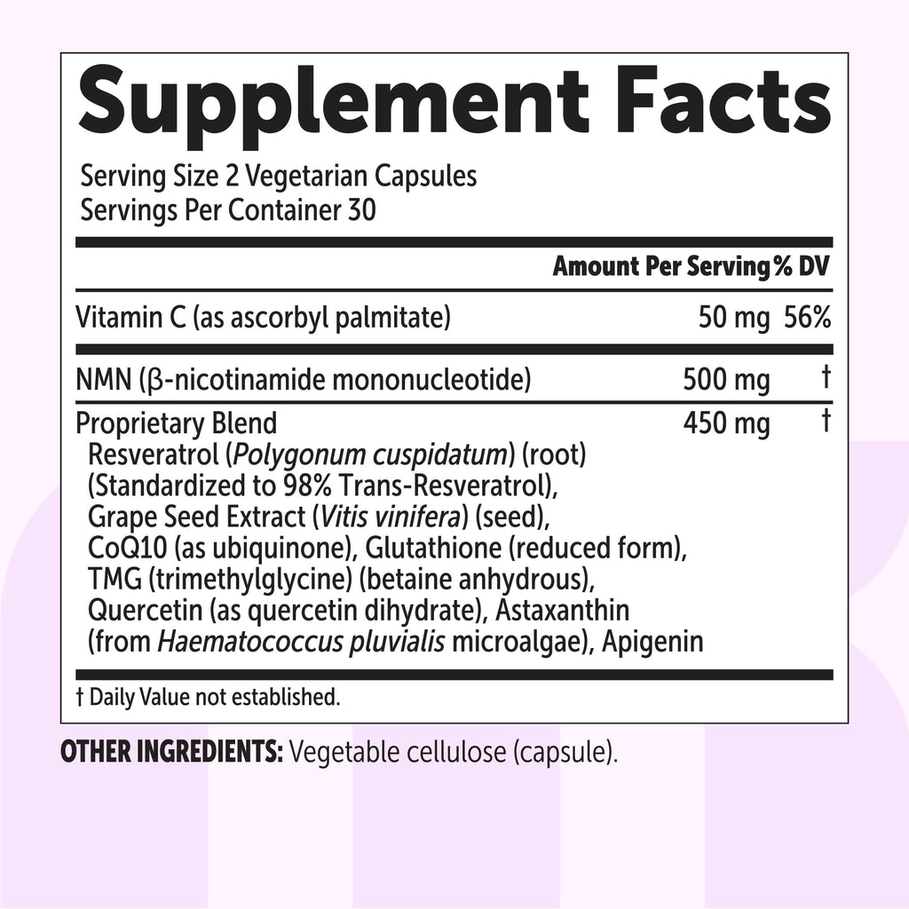 Micro Ingredients NMN Complex 1,000 mg Per Serving, 60 Veggie Capsules | 10-in-1 with Nicotinamide Mononucleotide, Resveratrol, Astaxanthin, TMG & CoQ10. NAD+ Supplement Precursor. Filler Free.