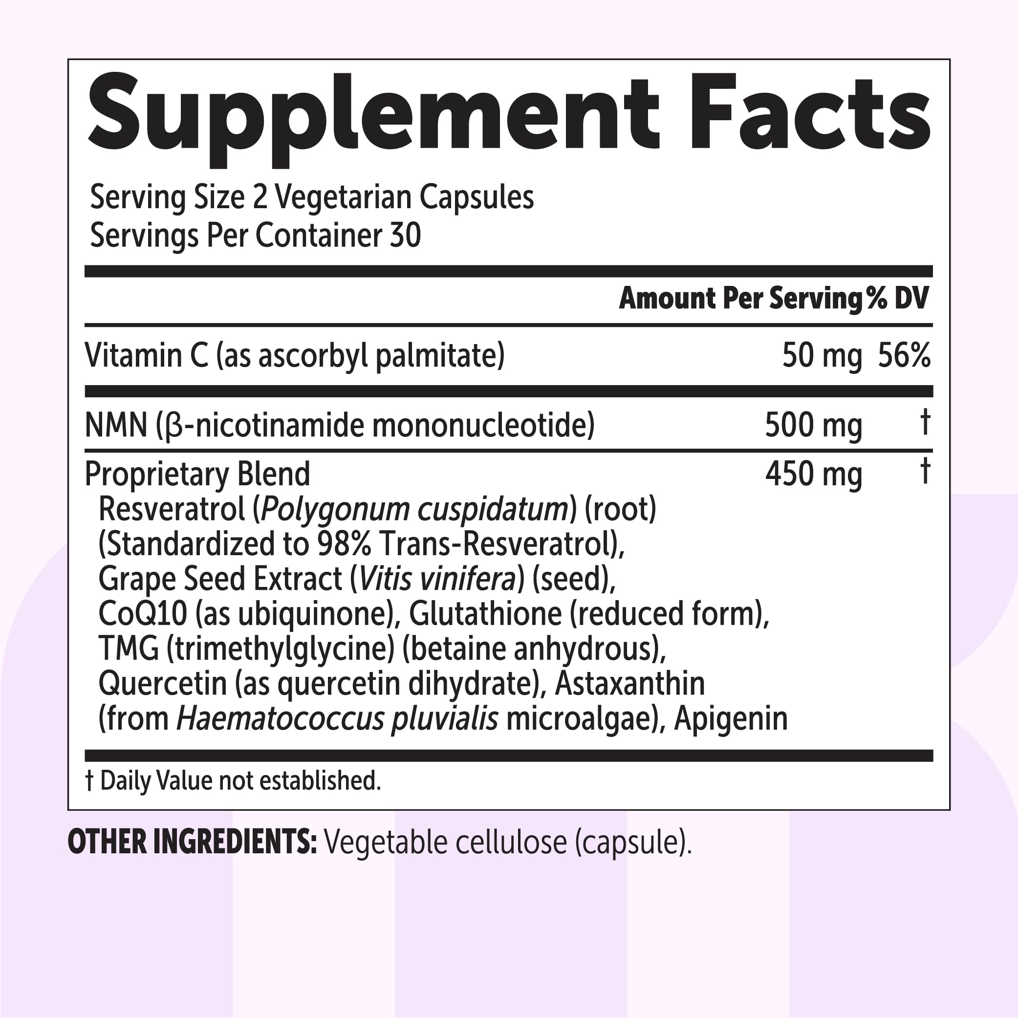 Micro Ingredients NMN Complex 1,000 mg Per Serving, 60 Veggie Capsules | 10-in-1 with Nicotinamide Mononucleotide, Resveratrol, Astaxanthin, TMG & CoQ10. NAD+ Supplement Precursor. Filler Free.