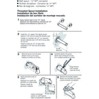Buy now KOHLER GENUINE PART GP85555-CP DIVERTER BATH SPOUT - 1/2" NPT CONNECTION at indiglob india