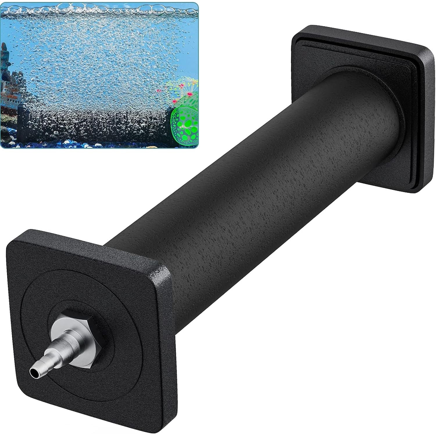 Buy now Pawfly Aquarium 8 Inch Air Stone Cylinder for Larger Pump Bubble Diffuser for Outdoor Pond Garden Circulation System and Large Fish Tanks at indiglob india