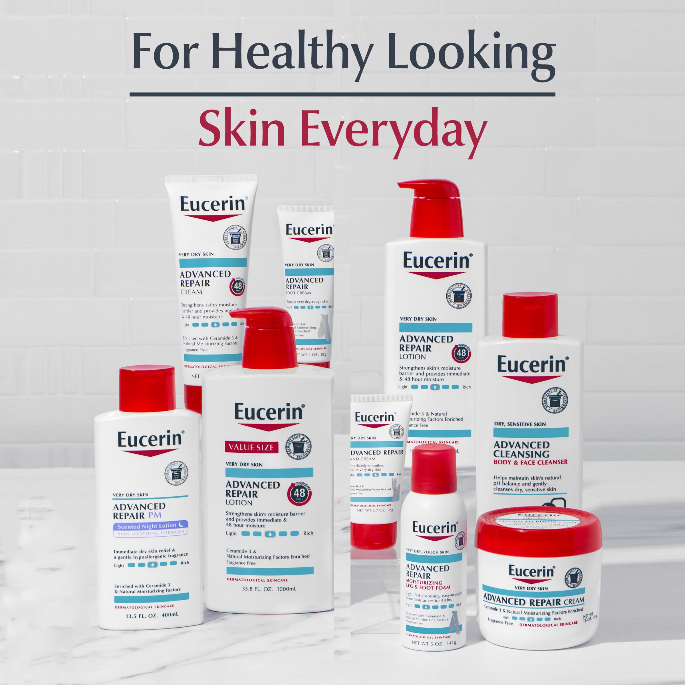 Buy now Eucerin Advanced Cleansing Body & Face Cleanser - Fragrance & Soap Free for Dry, Sensitive Skin - 16.9 fl. oz Bottle at indiglob india
