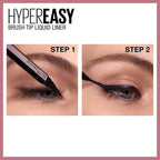 Buy now MAYBELLINE New York Hyper Easy Liquid Pen No-Skip Waterproof Eyeliner, Satin Finish, Pitch Brown at indiglob india