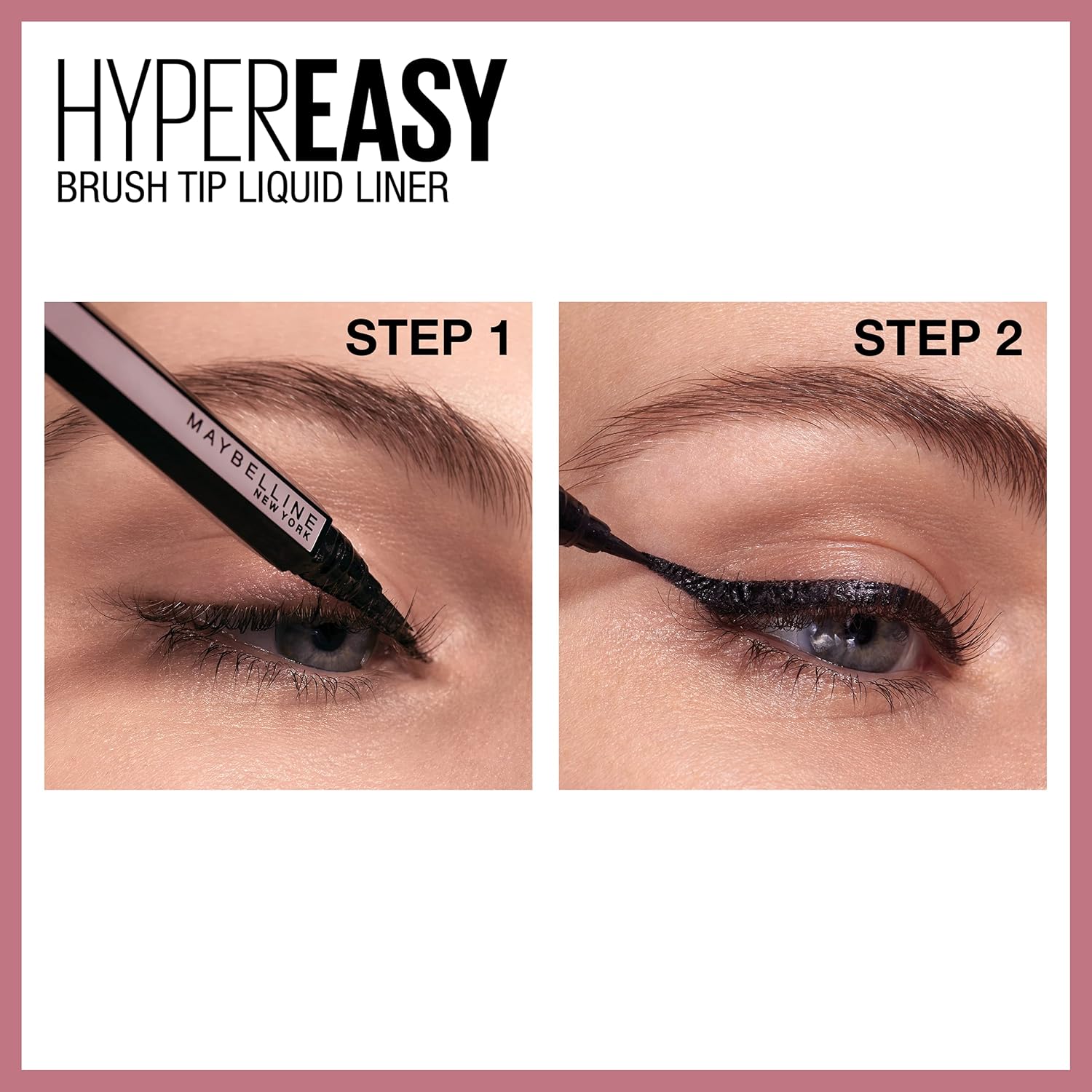Buy now MAYBELLINE New York Hyper Easy Liquid Pen No-Skip Waterproof Eyeliner, Satin Finish, Pitch Brown at indiglob india
