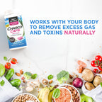 Buy now Charcocaps Fast Acting Gas Relief for Bloating & Flatulence, Drug Free Detoxifying Activated Charcoal Formula, 100 Capsules, 30 Day Supply, Pink at indiglob india