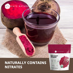 Kate Naturals Organic Beet Root Powder for Smoothies, Baking & Juice, 8oz | Non-GMO, Raw Beetroot Superfood Extract & Natural Red Food Coloring & Nitric Oxide, Earthy Flavor