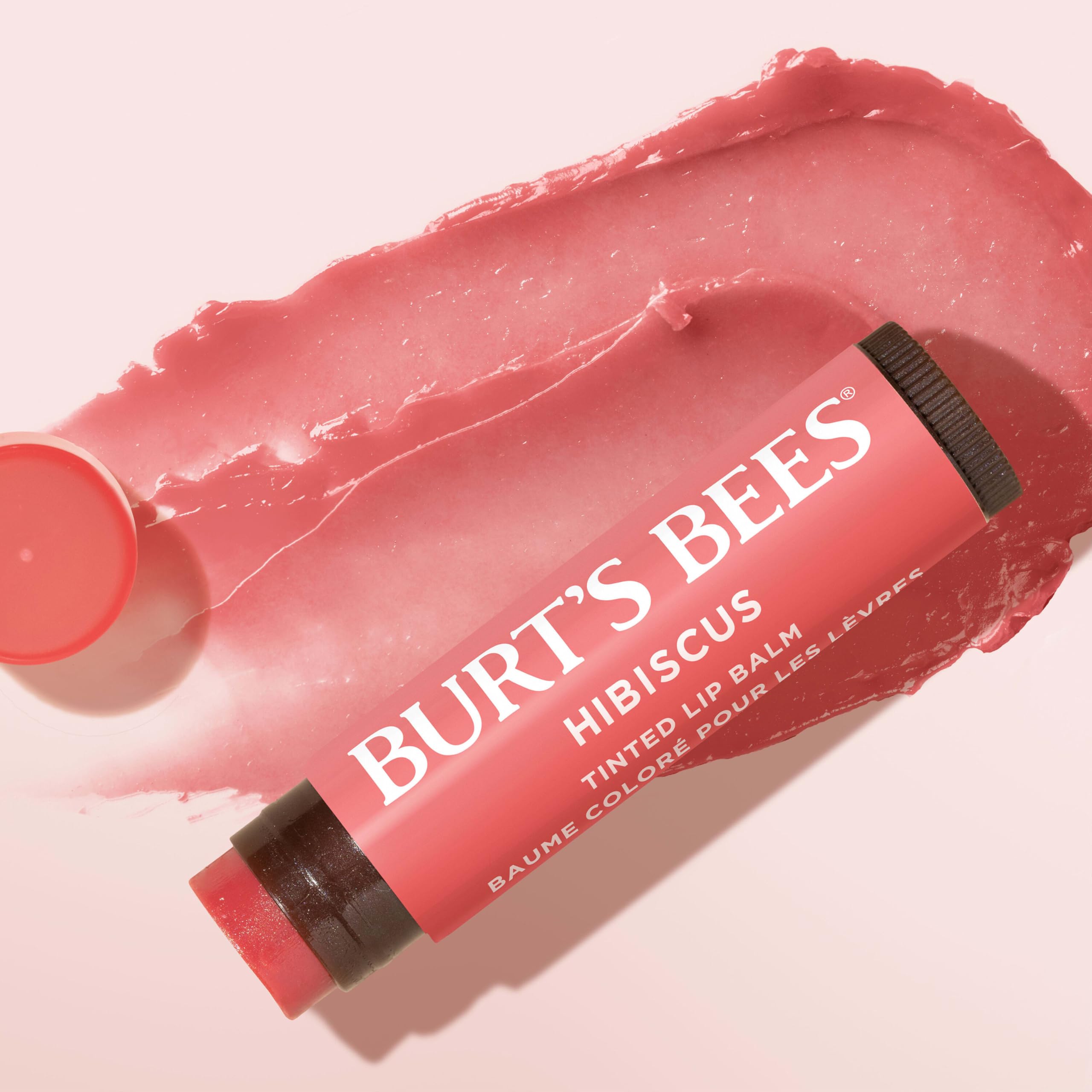 Buy now Burt's Bees Lip Tint Balm, Long Lasting 2 in 1 Duo Tinted Balm Formula, Color Infused with Hydrating Shea Butter for a Natural Looking Buildable Finish, Hibiscus, 1 Tube at indiglob india