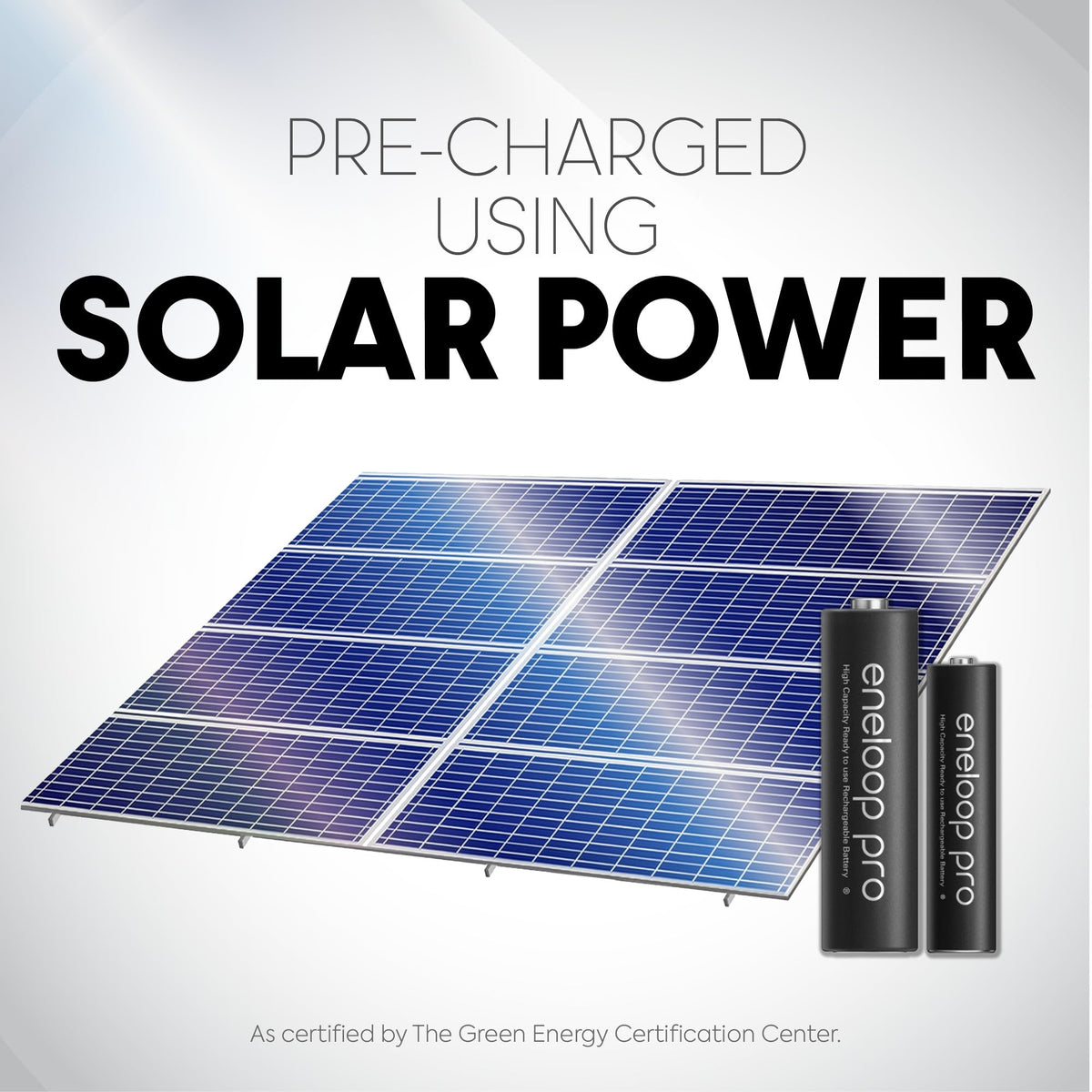 Panasonic BK-3HCCA4BA eneloop pro AA High-Capacity Ni-MH Pre-Charged Rechargeable Batteries, 4-Battery Pack