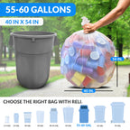 Reli. 55-60 Gallon Trash Bags Heavy Duty | Made in USA