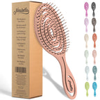 Buy now Ninabella Detangle Hair Brush for Women & Men - Does not Pull - Straightening Brushes for Straight & Curly Hair - Unique Spiral Detangling Hairbrush - Green at indiglob india