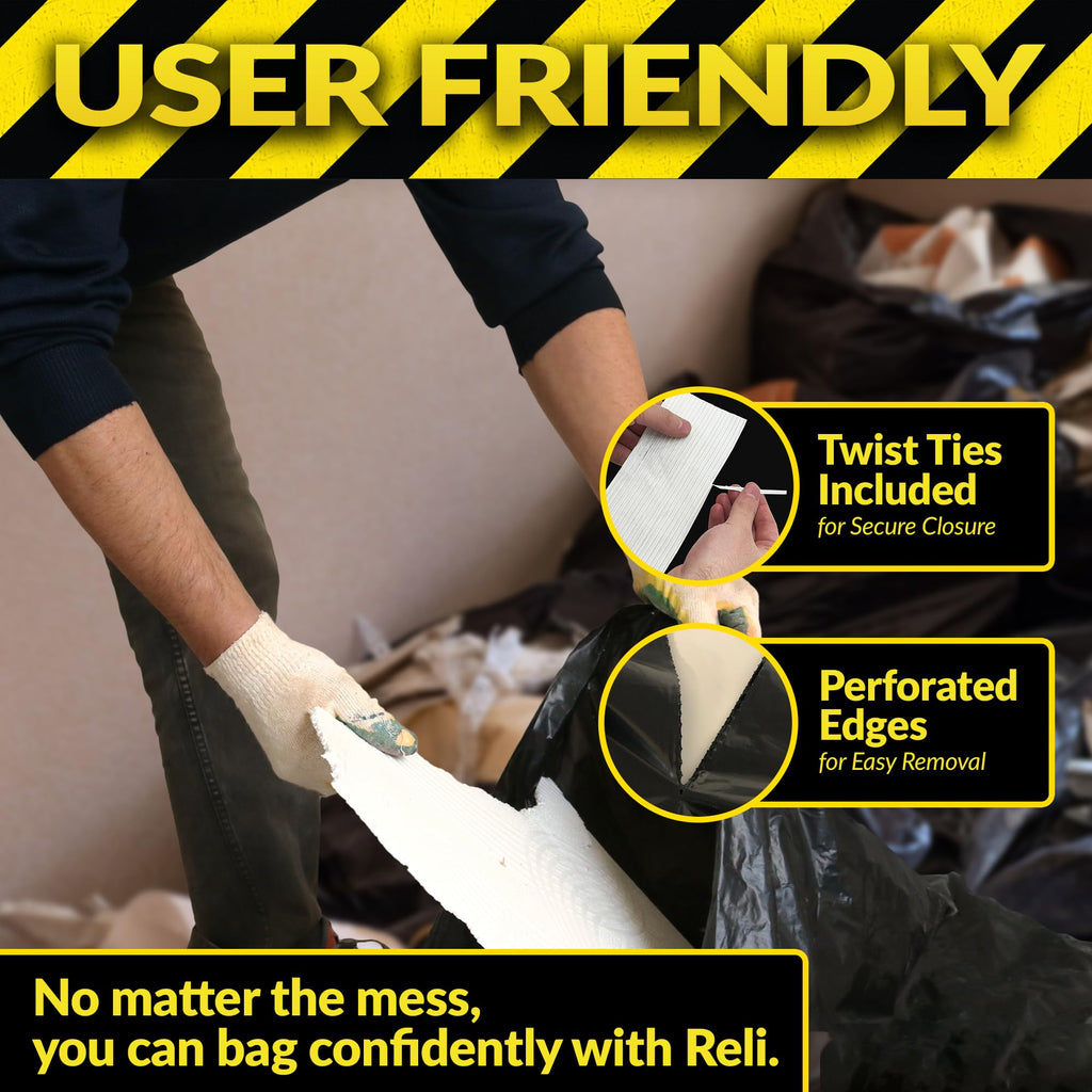 Reli. Contractor Garbage Bags 55 Gallon