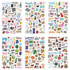 bloom daily planners Holiday Seasonal Planner Sticker Sheets - Vintage Seasonal Sticker Pack - Removable & Repositionable - Over 310 Stickers Per Pack!