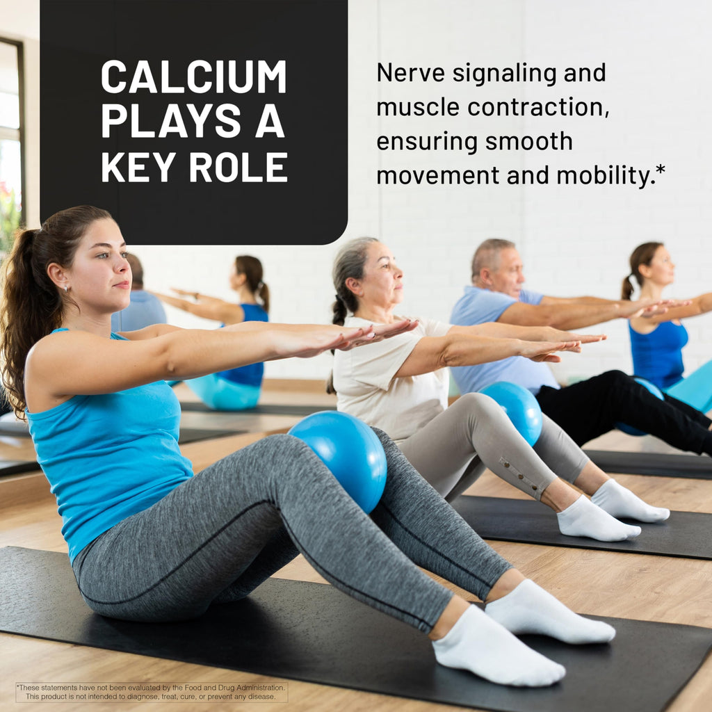 NatureWise Calcium Citrate 500mg Capsules - Supplement for Bone Health - Easy to Digest & Absorb - Vegan, Non-GMO, Gluten-Free - 90 Count[30-Day Supply]