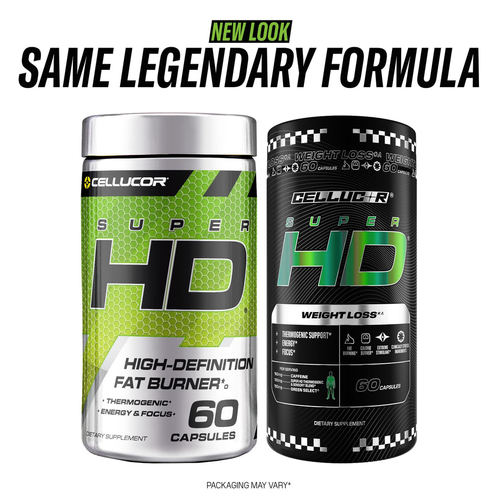 Cellucor SuperHD Fat Burning & Weight Loss Supplement, 60 Capsules