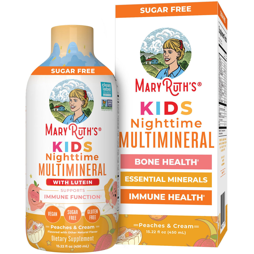 MaryRuth's Kids Liquid Nighttime Multimineral, Bone Health, 15.22 Fl Oz | Bone Health