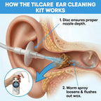 Ear Wax Removal Kit by Tilcare: Safe At-Home Ear Irrigation Flushing System