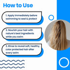 AQUA GUARD Pre-Swim Hair Defense, Prevents Chlorine Damage (2-Pack) | Softens & protects for blonder blondes, vibrant color, and manageable curls. UV protection, made in California