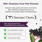 Elderberry Vitamin C and Zinc Capsules with D3 and Quercetin, 120 Count | 6-in-1 Immune Support Supplements For Adults, Sambucus Extract Zink Ginger USA Made in NSF GMP Certified Facility By Sandhu's