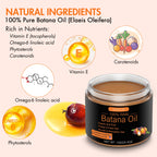 MISICH Raw Batana Oil for Hair Growth, 100% Natural Pure Botana Oil Paste from Honduras, Unrefined Organic Batana Hair Mask for Prevent Hair-Loss, Enhances Thickness for Men & Women 5.3 oz