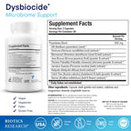 BIOTICS RESEARCH Dysbiocide Synergistic Botanical Blend Gut Health 120 Caps