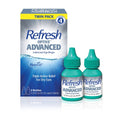REFRESH OPTIVE Advanced Lubricant Eye Drops Artificial Tears, 2x0.33 Fl oz (20 mL), 2 Count