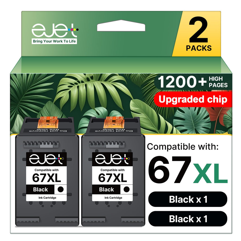 67XL Black Ink Cartridge for HP 67 Ink for HP 67XL Black Ink Cartridge