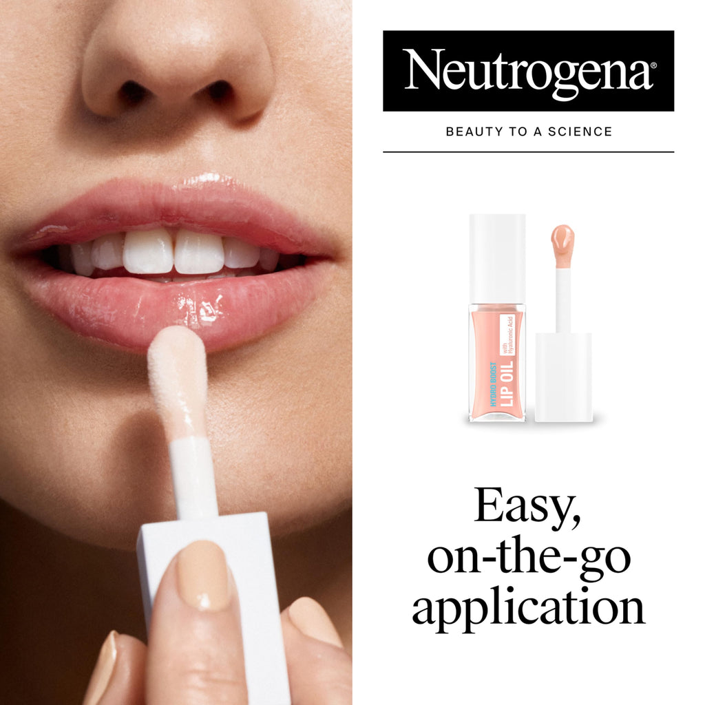 Buy now Neutrogena Hydro Boost Lip Hydration Kit with Light Pink Tinted Lip Oil and Clear Overnight Lip Sleeping Mask, Both with Hyaluronic Acid Designed to Nourish & Hydrate Day & Night, 2 items at indiglob india