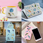 60 PCS Fishing Temporary Tattoos for Kids
