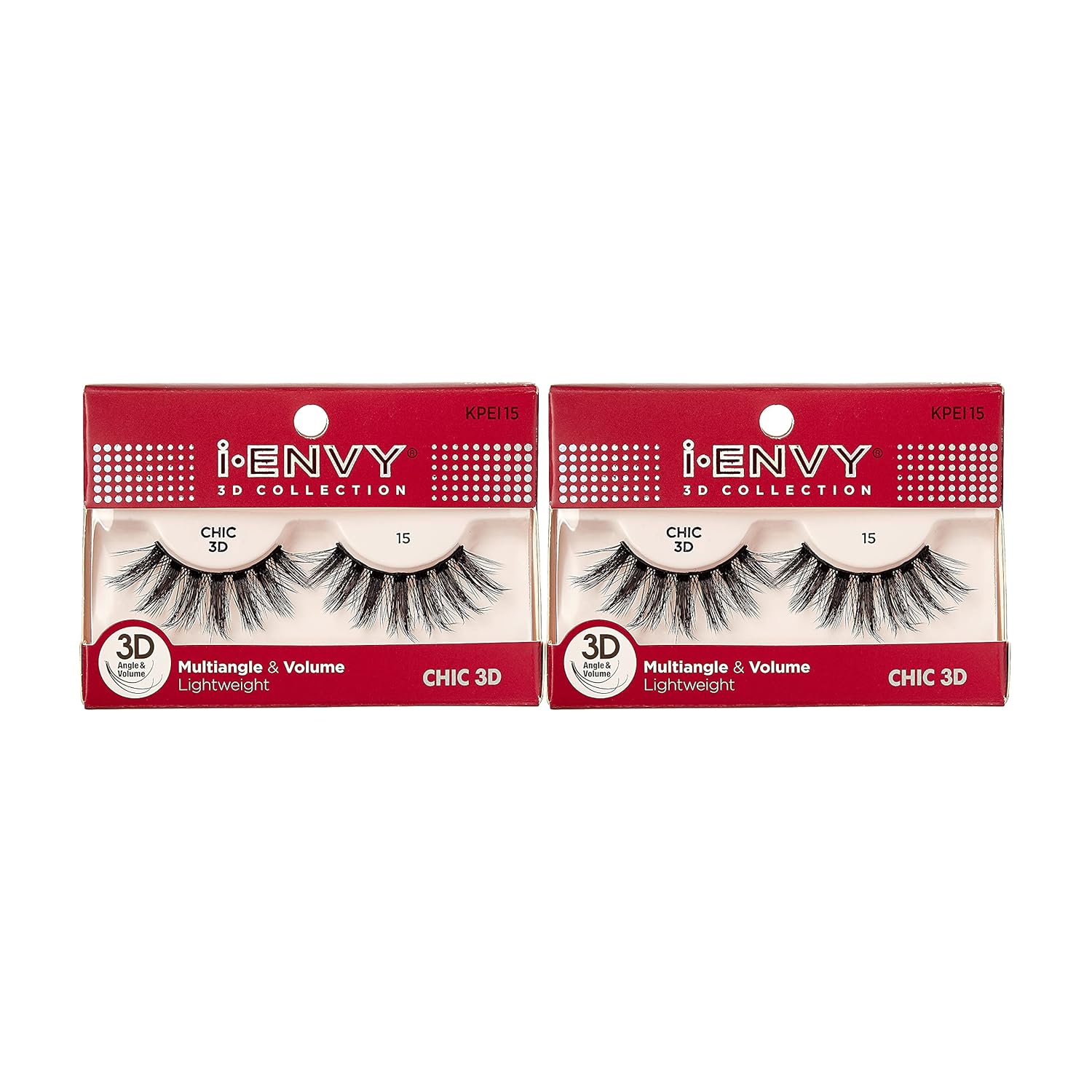Buy now i-Envy 3D Glam Collection Multi-angle & Volume (2 PACK, KPEI14) 2 PACK KPEI15 at indiglob india