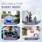 Buy now Ever Ready First Aid Disposable Cold Compress â€“ Instant Ice Pack for Injuries, Swelling & Pain Relief â€“ 4.5" x 7" â€“ FSA/HSA Eligible â€“ 3 Pack at indiglob india