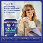 Qunol Brain Health Memory Plus Chewable w/Magtein, Cognizin & VIT B6, 60ct