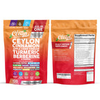 Ceylon Cinnamon Capsules + Apple Cider Vinegar Turmeric Berberine Supplement Ginseng Cayenne Pepper Bitter Melon Aloe Vera Fenugreek Milk Thistle Chromium 120 Pills Gluco Defend by Clean Nutra