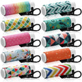 Buy now Sureio 10 Pack Lip Balm Holder Keychain Compact Clip On lipstick Lip Gloss Holder Keychain Elastic lipstick Sleeve Clip (Floral Style) Floral Style at indiglob india