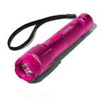 VIPERTEK VTS-T03 Aluminum Stun Gun for Self Defense Rechargeable with LED Flashlight, Pink
