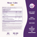Natrol Kids Melatonin 1 mg Sleep Gummies, Sleep+ Calm, Strawberry, 60 Count