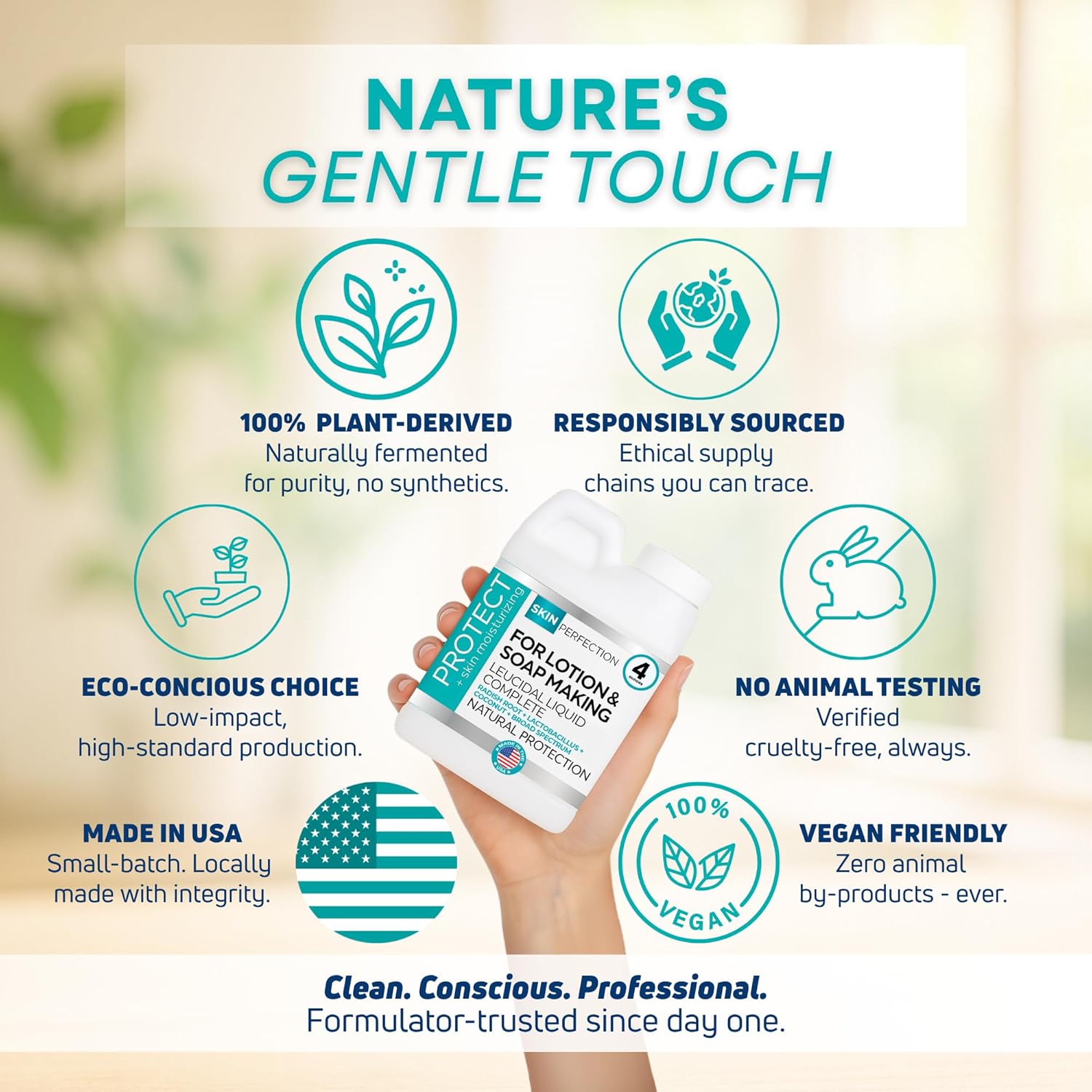 Buy now Skin Perfection Leucidal Liquid Complete - Ideal Water Based Moisturizer & Lotion Making Supplies - Natural Preservative Alternative with Root Ferment Filtrate, Lactobacillus & Coconut Fruit Extract at indiglob india