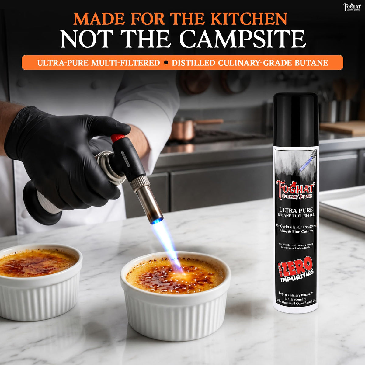 Culinary Butane Fuel Refill, 60ml Ultra Refined Food Grade Gas Canister