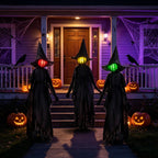 winemana 3 Pack Halloween Decorations Outdoor Halloween Witches Decor, 6FT